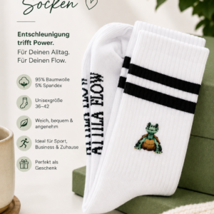 ATTILA Socken – Entschleunigung trifft Power 🐢